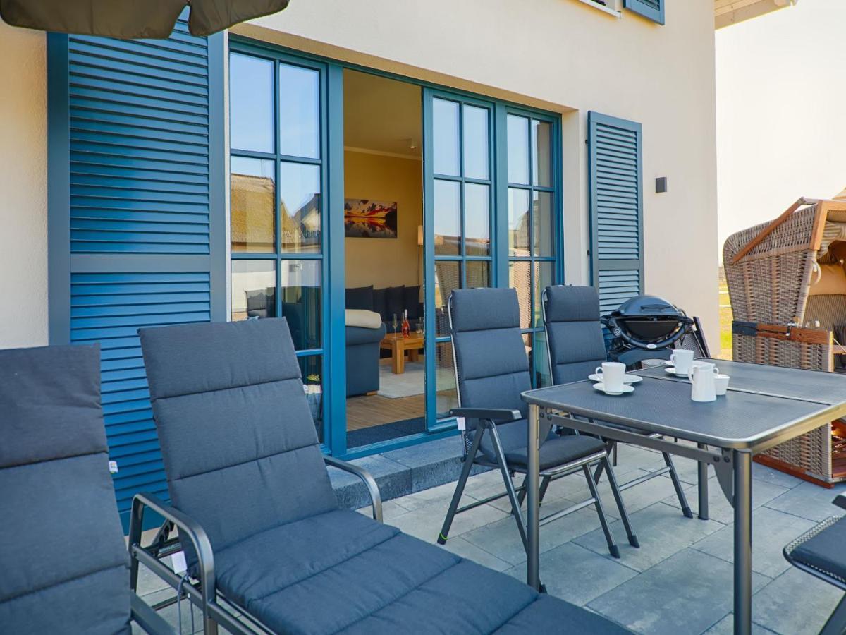 Reetland am Meer - Luxus Reetdachvilla mit 3 Schlafzimmern, Sauna und Kamin F18 Dranske Exterior foto